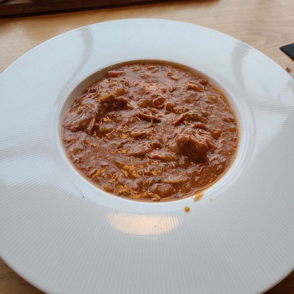 Benchmark Restaurant - Duck confit and andouille gumbo - Steakhouses Near Me - Perrysburg, Ohio Benchmark Restaurant - Duck confit and andouille gumbo - Steakhouses Near Me - Perrysburg, Ohio