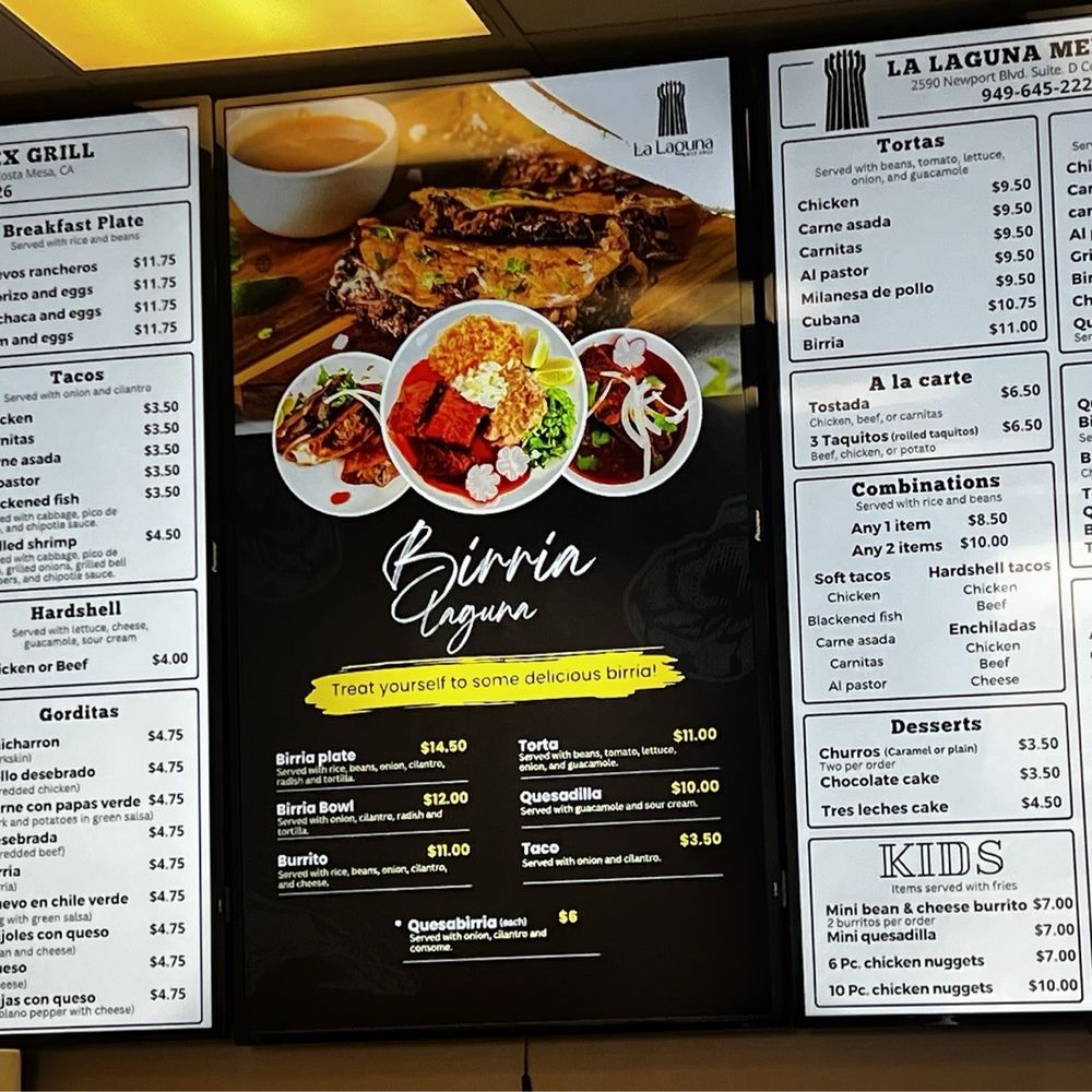 La Laguna Mex Grill - Menu - Mexican Near Me - Costa Mesa, California La Laguna Mex Grill - Menu - Mexican Near Me - Costa Mesa, California