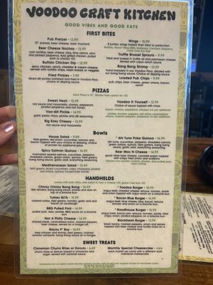 Menu photo 2 Voodoo Brew Pub Myrtle Beach, SC Menu photo 2 Voodoo Brew Pub Myrtle Beach, SC