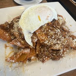 Chilaquiles full order with cochinta pibil