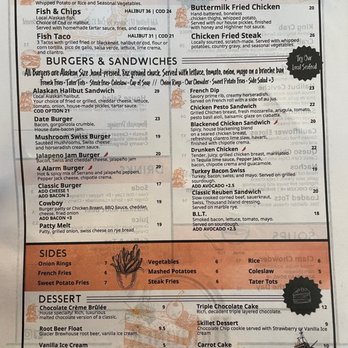 The Highliner Restaurant - Menu 7/23/22 - Seafood Near Me - Seward, Alaska The Highliner Restaurant - Menu 7/23/22 - Seafood Near Me - Seward, Alaska