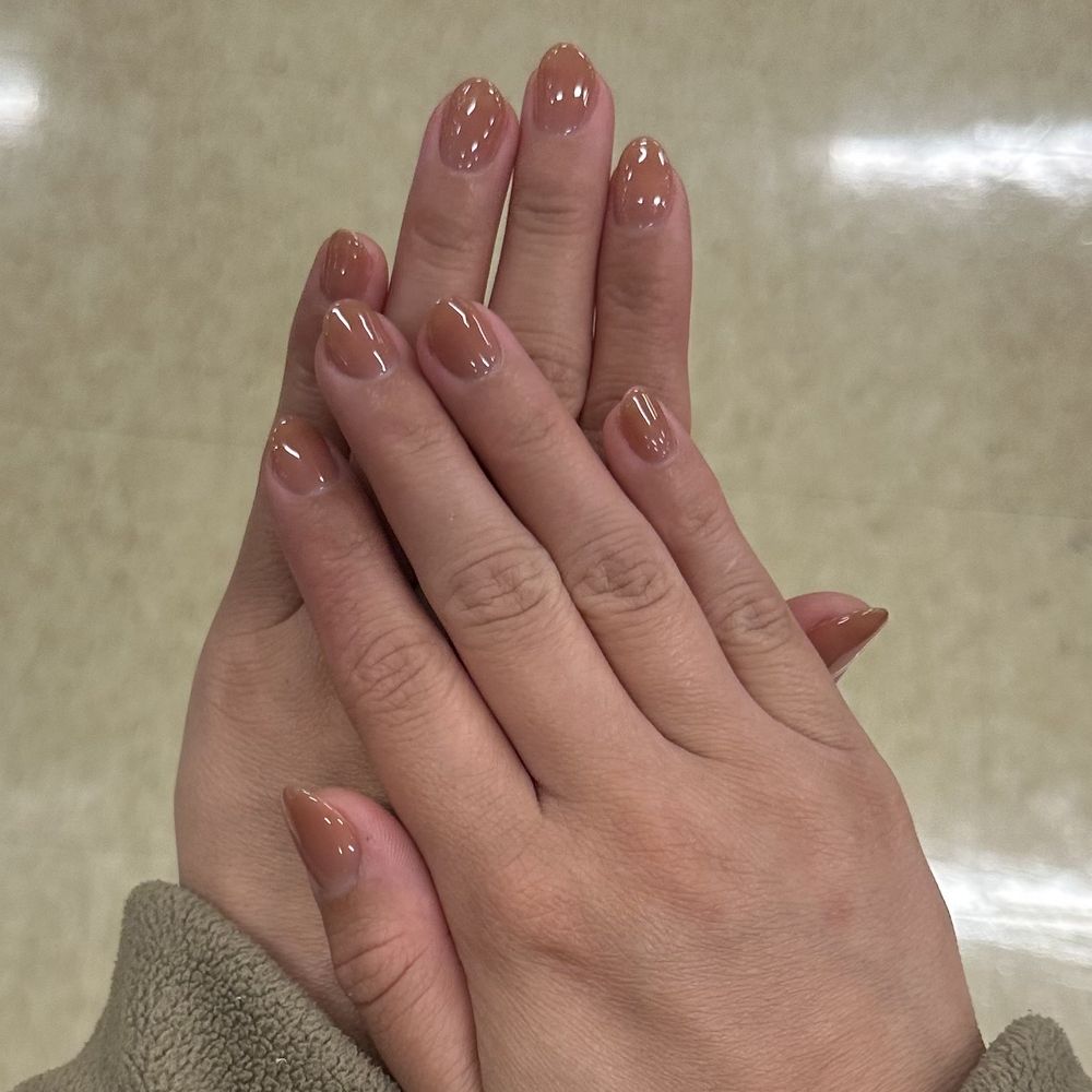 Gel polish manicure Gel polish manicure
