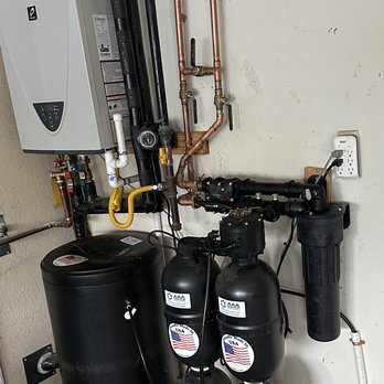 Fix n Flow Plumbing - Customer is moving from one resident to another residence we relocate and install existing water softener and tankless water heater - Plumbing Near Me Fix n Flow Plumbing - Customer is moving from one resident to another residence we relocate and install existing water softener and tankless water heater - Plumbing Near Me