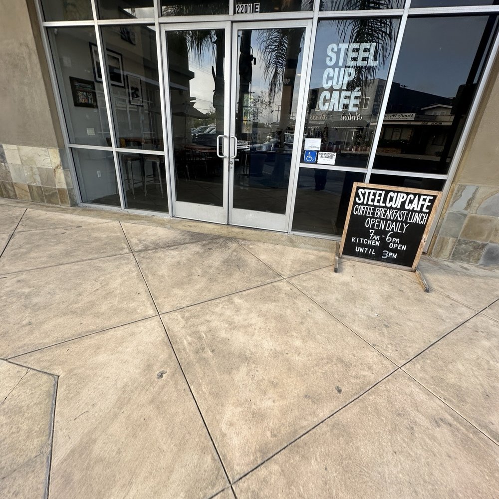 Steel Cup Café - Entrance - Sandwiches Near Me - Long Beach, California Steel Cup Café - Entrance - Sandwiches Near Me - Long Beach, California
