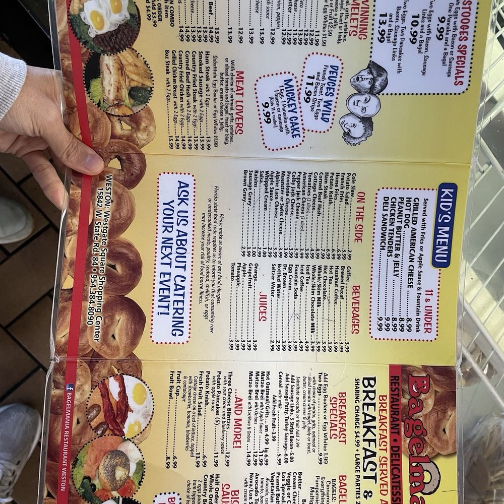 Bagelmania Restaurant - Menu - Bagels Near Me - Sunrise, Florida Bagelmania Restaurant - Menu - Bagels Near Me - Sunrise, Florida