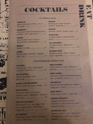 Menu photo 5 The Fortunate Fox Toronto, ON