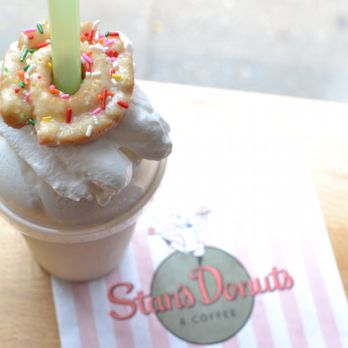 Stan's Donuts & Coffee - Coffee gelato milkshake topped with a cute mini donut - Donuts Near Me - Chicago, Illinois Stan's Donuts & Coffee - Coffee gelato milkshake topped with a cute mini donut - Donuts Near Me - Chicago, Illinois