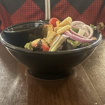 Bistro On 2nd Street - House salad and vinaigrette - Steakhouses Near Me - Cheraw, South Carolina Bistro On 2nd Street - House salad and vinaigrette - Steakhouses Near Me - Cheraw, South Carolina