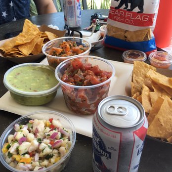 Bear Flag Fish - 1 lb of salmon poke, 1 lb of tuna poke, 1 side of guac, and 1/2 lb of ceviche!!!!! Sooooo good! - Seafood Near Me - Huntington Beach, California Bear Flag Fish - 1 lb of salmon poke, 1 lb of tuna poke, 1 side of guac, and 1/2 lb of ceviche!!!!! Sooooo good! - Seafood Near Me - Huntington Beach, California