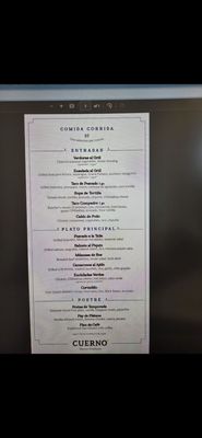 Menu photo 1 Cuerno New York, NY Menu photo 1 Cuerno New York, NY