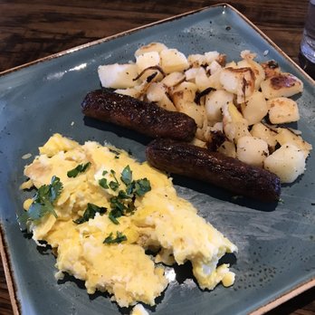 First Watch - Traditional breakfast (scrambled eggs, pork links) - Breakfast & Brunch Near Me - Decatur, Georgia First Watch - Traditional breakfast (scrambled eggs, pork links) - Breakfast & Brunch Near Me - Decatur, Georgia