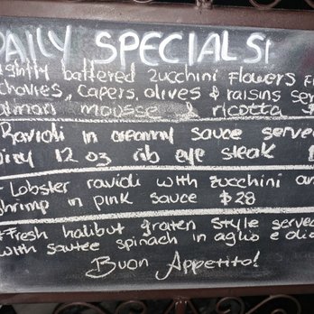Peperoncino - Daily Specials 2.21.17 - Italian Near Me - Orlando, Florida