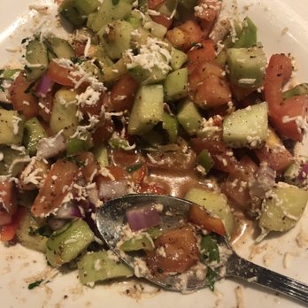 Deniz - Shepherds salad small with cheese (get the small it's a LARGE portion ) - Turkish Near Me - Brooklyn, New York