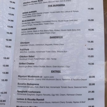 Brava Garden Eatery - Menu - Wine Bars Near Me - Pleasanton, California