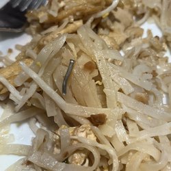 Thai Taste - Small nail found inside Pad Thai