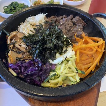 Doma Korean Restaurant - Hot Stone Bibimbap (Beef) - Korean Near Me - Sacramento, California Doma Korean Restaurant - Hot Stone Bibimbap (Beef) - Korean Near Me - Sacramento, California