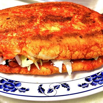 Rincon Mexicano - The famous Pambazo is one of the stars in Rincon Mexicano. Amazing!!!! - Mexican Near Me - Houston, Texas
