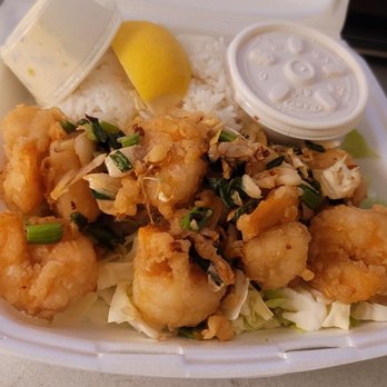 Maui Hawaiian BBQ - Garlic Shrimp - Hawaiian Near Me - Oceanside, California