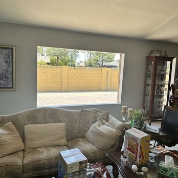 Power Home Remodeling - Living room window in the works - Windows Installation Near Me - Tempe, Arizona Power Home Remodeling - Living room window in the works - Windows Installation Near Me - Tempe, Arizona