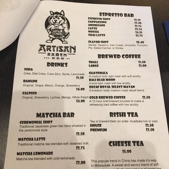 Artisan Ramen - Asian Fusion Near Me - Milwaukee, Wisconsin