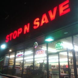 a store front at night a store front at night