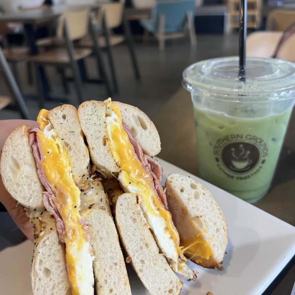 Southern Grounds - Breakfast Sandwich & matcha latte - Cafes Near Me - Jacksonville, Florida Southern Grounds - Breakfast Sandwich & matcha latte - Cafes Near Me - Jacksonville, Florida