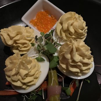 Boulevard Bistro - Devil eggs w cavier - New American Near Me - Elk Grove, California