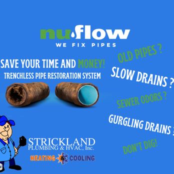 Strickland Plumbing, HVAC & Electric - Pipe lining, also known as cured-in-place pipe (CIPP) lining, is a trenchless sewer repair method. - Plumbing Near Me - Lufkin, Texas