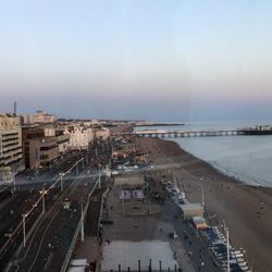 British Airways i360 - East view with the Brighton Pier in the background.