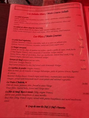 Menu photo 3 Chez Constant Chamonix-Mont-Blanc, 74