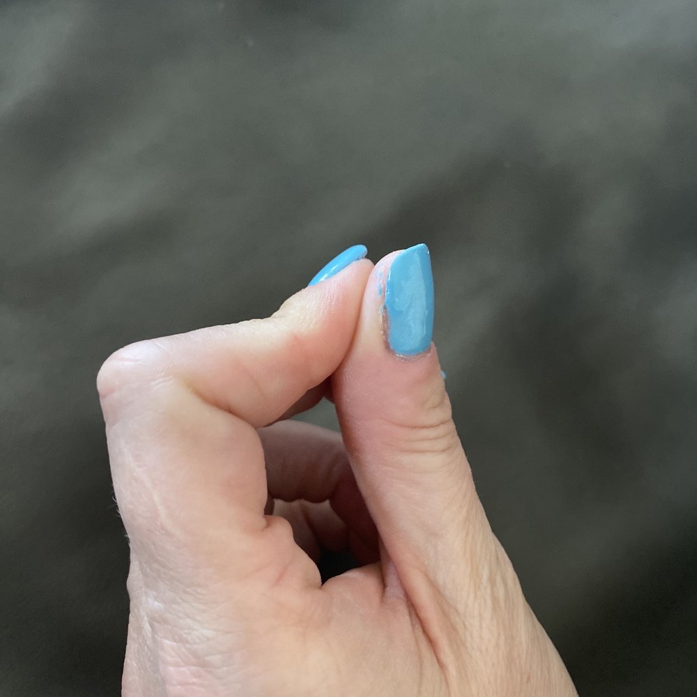Lux Nail Spa - Wavy and paint on most edges - Nail Salons Near Me - Kyle, Texas