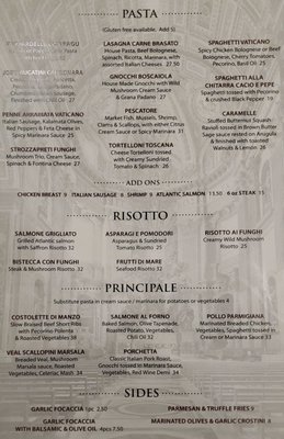 Menu photo 1 Vaticano Cucina Edmonton, AB Menu photo 1 Vaticano Cucina Edmonton, AB