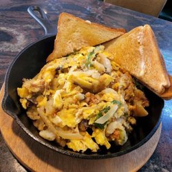 Carmel Diner - With scrambled eggs, chorizo, onion and green pepper