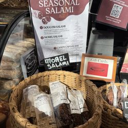 El Salchichero - Seasonal salamis. The Morel salami is very flavorful.