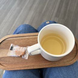 Tea and snack before treatment