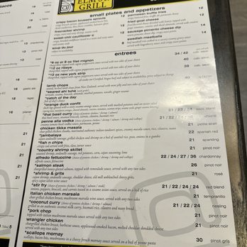 At Elm St Grill - Menu - New American Near Me - Greensboro, North Carolina