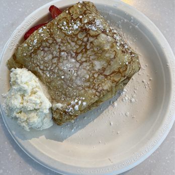 Magic Pan - Strawberry crepe - Creperies Near Me - Arlington, Virginia