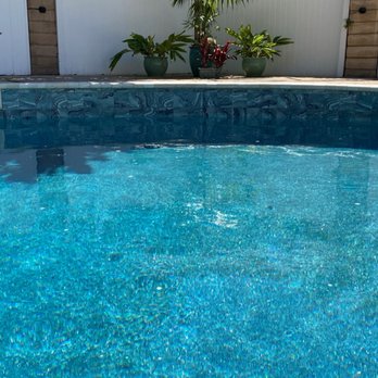 Capstone Pool & Spa Remodeling - Here's a look at some of the tile work. The tile is the Onyx style in Emerald Green. - Pool & Hot Tub Service Near Me Capstone Pool & Spa Remodeling - Here's a look at some of the tile work. The tile is the Onyx style in Emerald Green. - Pool & Hot Tub Service Near Me