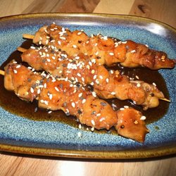 Got Wine Club - Teriyaki chicken skewers