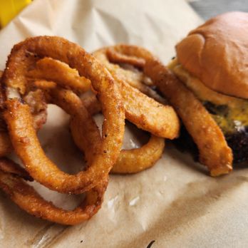 Smash Daddy’s - The Trips with onion rings - Burgers Near Me - Waikoloa Village, Hawaii Smash Daddy’s - The Trips with onion rings - Burgers Near Me - Waikoloa Village, Hawaii