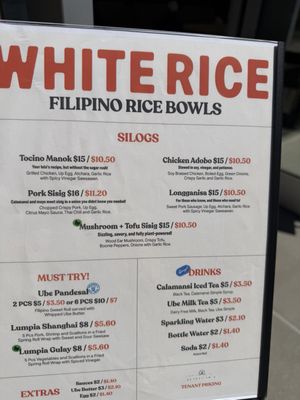 Menu photo 1 White Rice San Diego, CA Menu photo 1 White Rice San Diego, CA