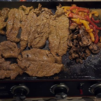 Meat & Vino Market - Carne asada and mushrooms - Meat Shops Near Me - Long Beach, California Meat & Vino Market - Carne asada and mushrooms - Meat Shops Near Me - Long Beach, California