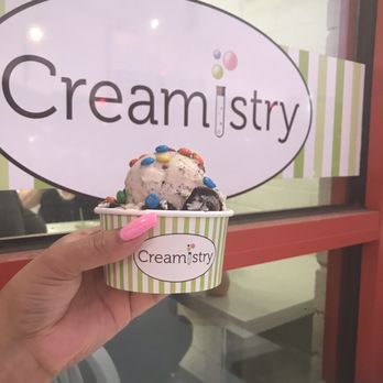 Creamistry - Build Your Own Vegan Cashew Based with oreo and m&ms - Ice Cream & Frozen Yogurt Near Me - Gilbert, Arizona Creamistry - Build Your Own Vegan Cashew Based with oreo and m&ms - Ice Cream & Frozen Yogurt Near Me - Gilbert, Arizona