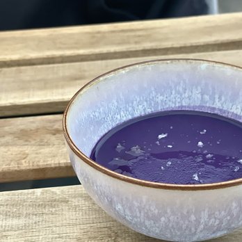 ēst Restaurant - Ube Flan - French Near Me - Toronto, Ontario ēst Restaurant - Ube Flan - French Near Me - Toronto, Ontario