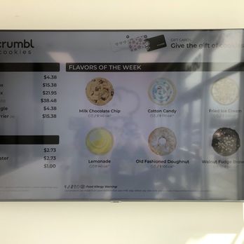 Crumbl - Rock Row - Bakeries Near Me - Westbrook, Maine