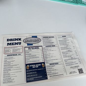Double Clutch at Millennium Hall - Menu IG: @ammysalamii - Breweries Near Me - Chicago, Illinois
