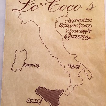 Lo Coco's - The menu matches their beautiful decor - Italian Near Me - Berkeley, California