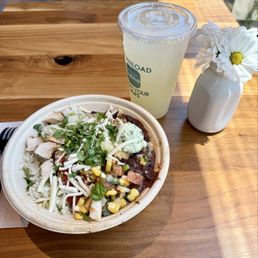 Chop-rito Chicken Bowl with Salsa Roja GF Chop-rito Chicken Bowl with Salsa Roja GF