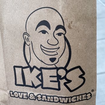 Ike's Love & Sandwiches - Ike's branded bag (front) - Sandwiches Near Me - Poway, California Ike's Love & Sandwiches - Ike's branded bag (front) - Sandwiches Near Me - Poway, California