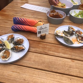 The Rooftop Bar - 12 Oysters (6 Tempura and 6 Grilled) - Beer Bar Near Me - Oceanside, California